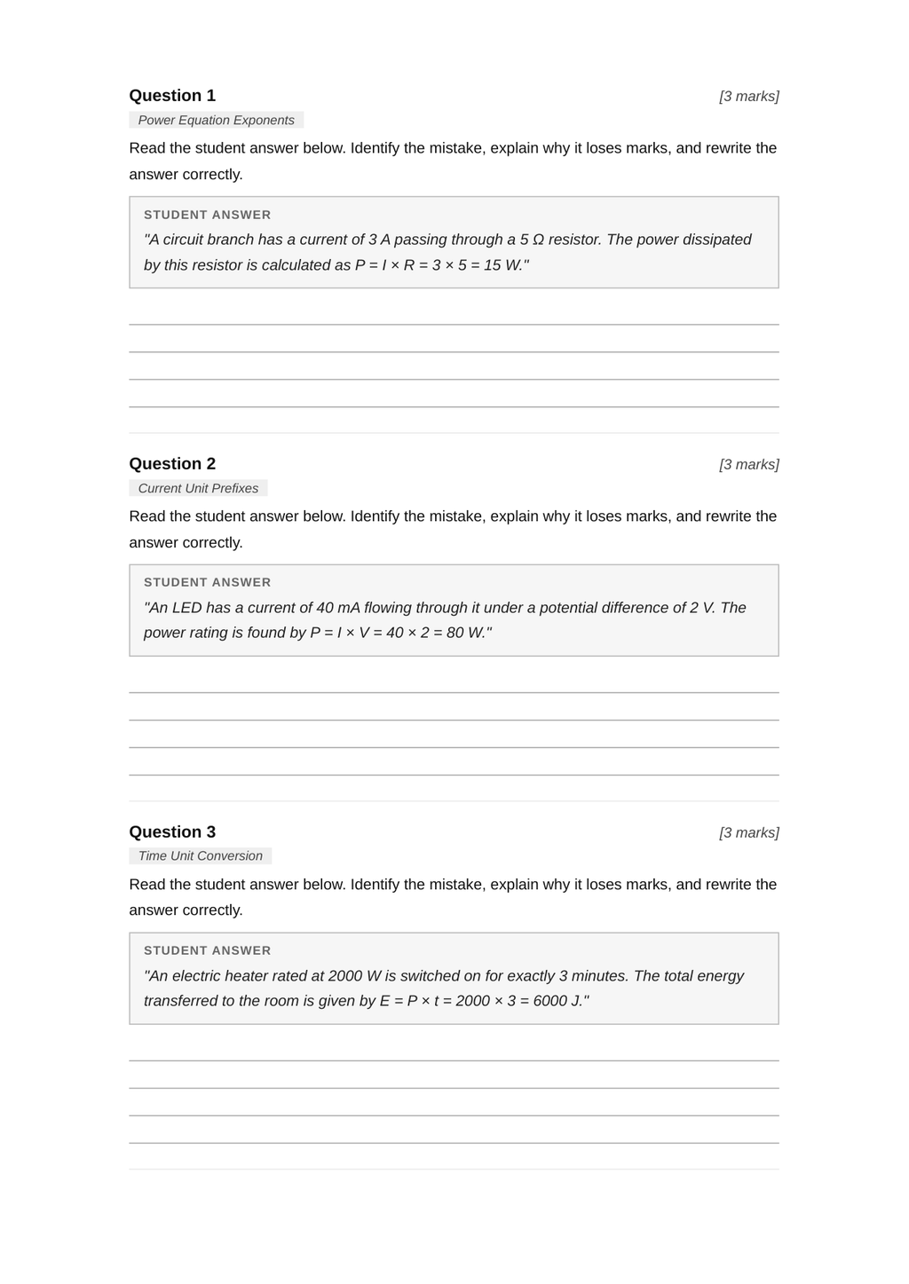 Examiner Challenge Tests — Complete GCSE Physics Bundle (All 8 Topics)