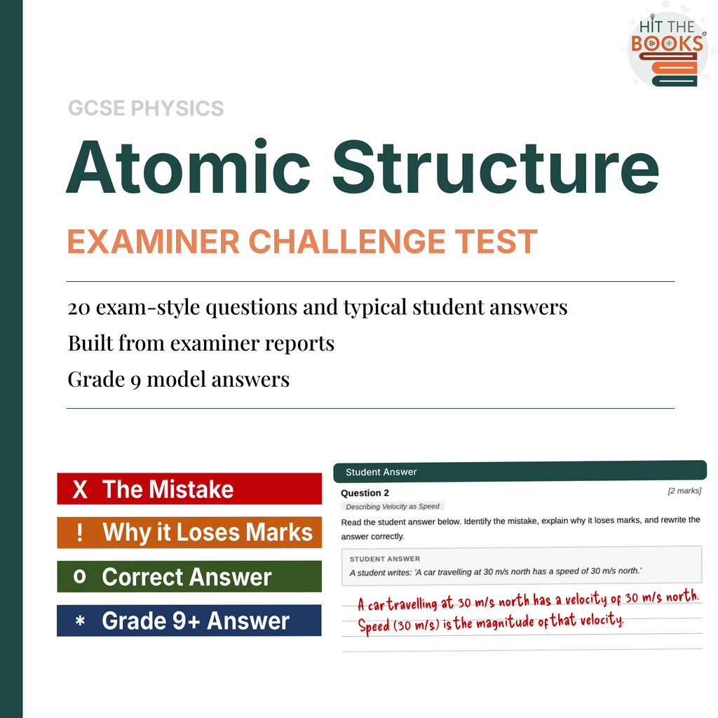 Examiner Challenge Test — GCSE Physics Atomic Structure & Radioactivity