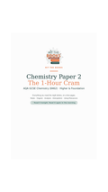 GCSE Chemistry Paper 2 — The 1-Hour Cram (AQA)