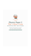 GCSE Physics Paper 2 — The 1-Hour Cram (AQA)