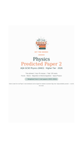 GCSE Physics Predicted Paper 2 (Higher) — AQA + Mark Scheme
