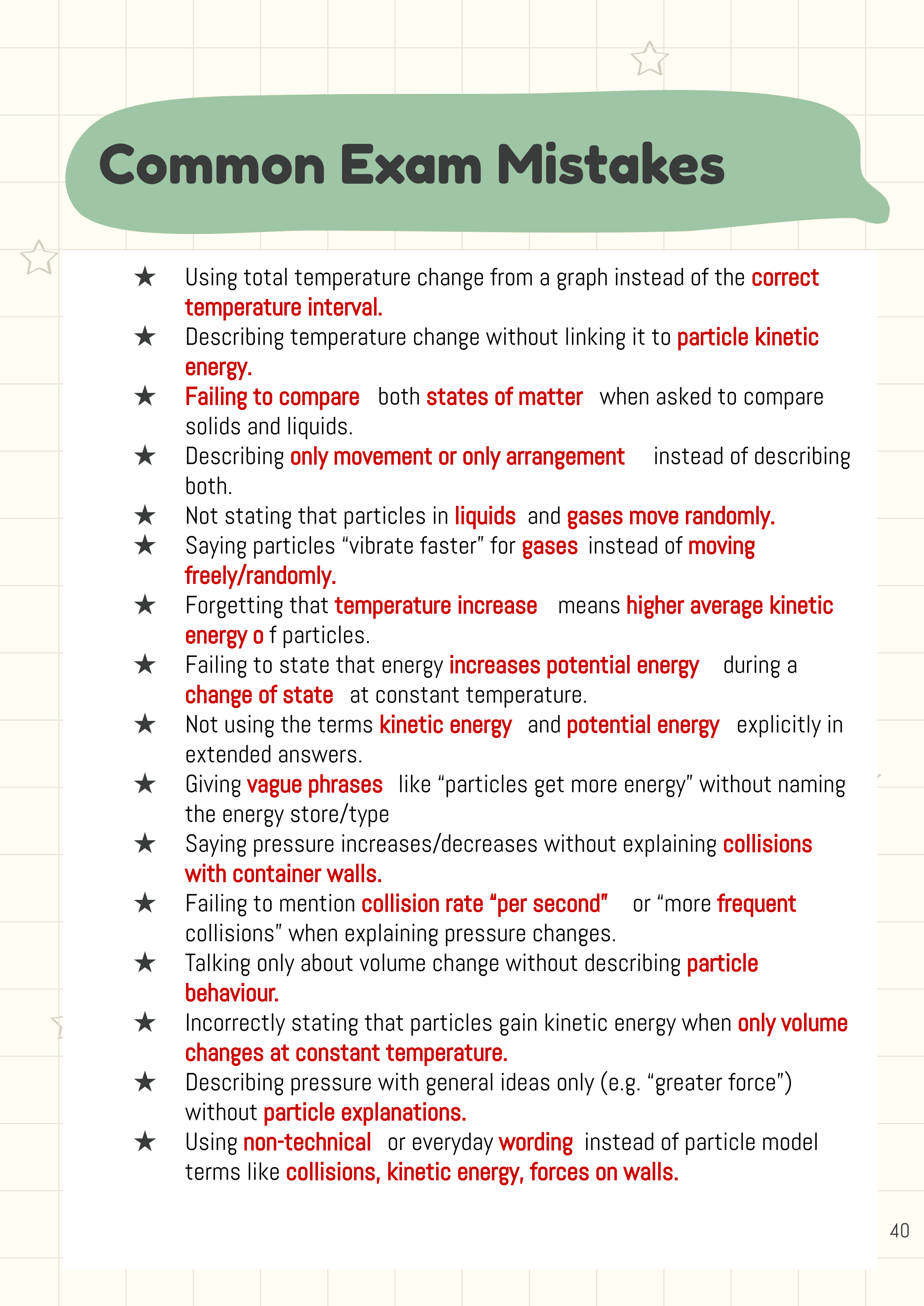 Exam Guide - AQA GCSE Physics Paper 1