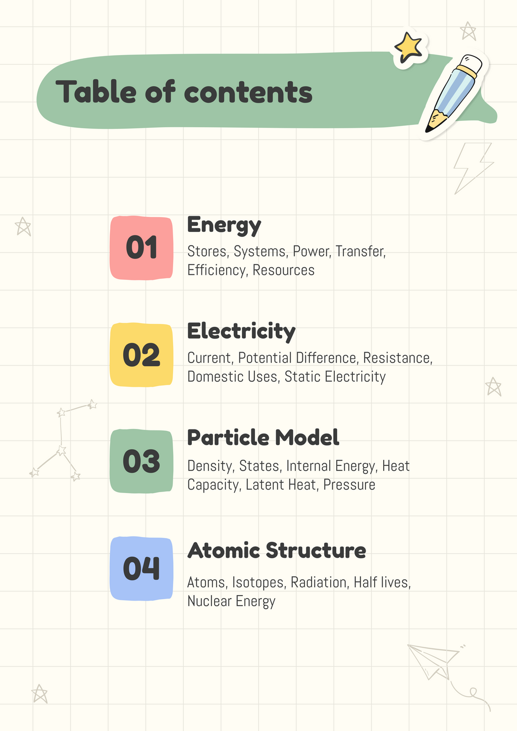 Exam Guide - AQA GCSE Physics Paper 1